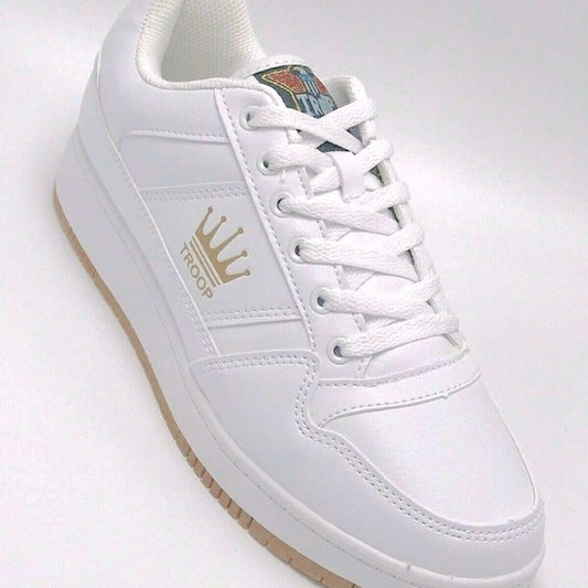 Men's Troop Destroyer White | Gum Low-Top Sneakers NWT