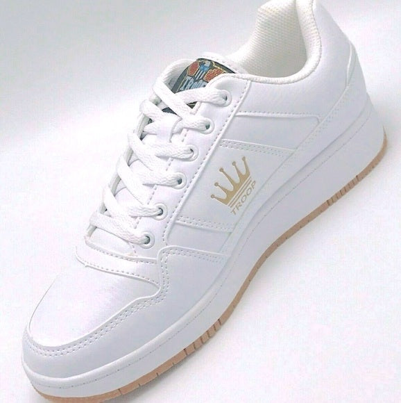 Men's Troop Destroyer White | Gum Low-Top Sneakers NWT