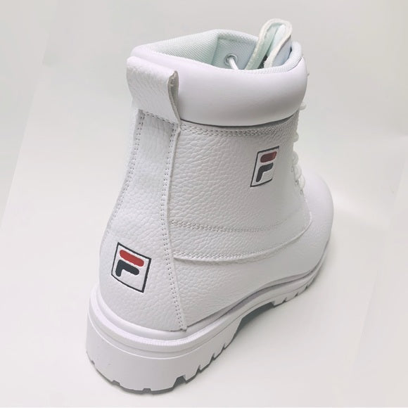 Men's Fila White Edgewater 12 PB Boot NWT