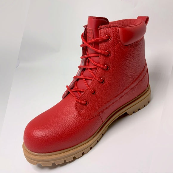 Men's Fila Edgewater 12 PB Red | Gum Boots NWT