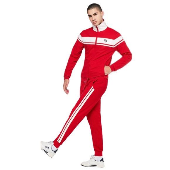 Men’s Sergio Tacchini Red | Gardenia Casual Tracksuit NWT