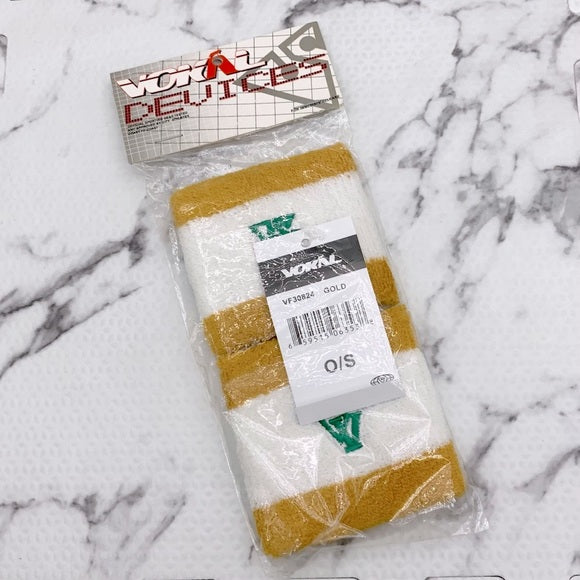 Men’s Vokal Wristbands & Headband White | Mustard | Green Set by Nelly NWT