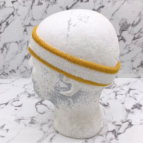 Men’s Vokal White | Mustard | Green Performance Headband NWT