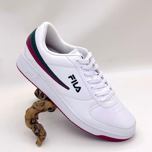 Men’s Fila A Low White | Green | Burgundy Sneakers NWT