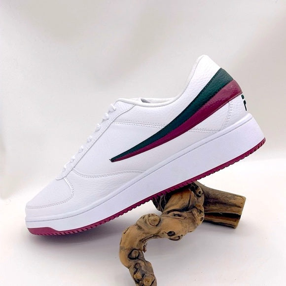 Men’s Fila A Low White | Green | Burgundy Sneakers NWT