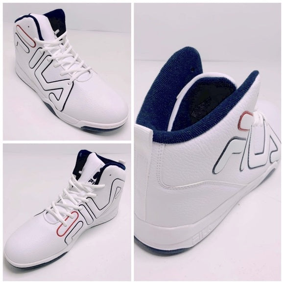 Men's Fila Khronos Navy | White | Red Fashion Sneakers NWT