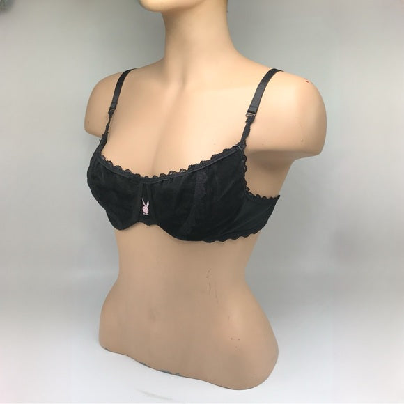 Women’s Playboy Black Suede Set NWT