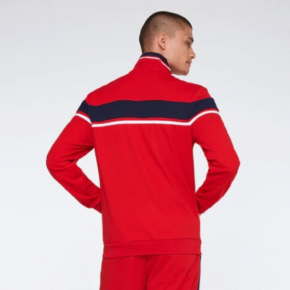 Men’s Sergio Tacchini Red Navy White Casual Tracksuit NWT