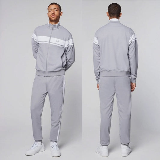 Men’s Sergio Tacchini Grey | White Casual Tracksuit NWT