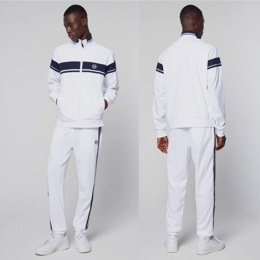 Men’s Sergio Tacchini White | Navy Casual Tracksuit NWT