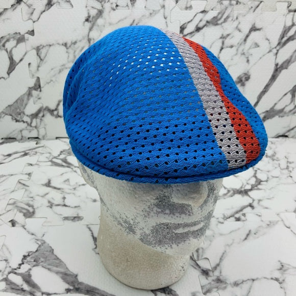 Men's Kangol Blue | Red | Grey Mesh Stripe 504 Hats NWT