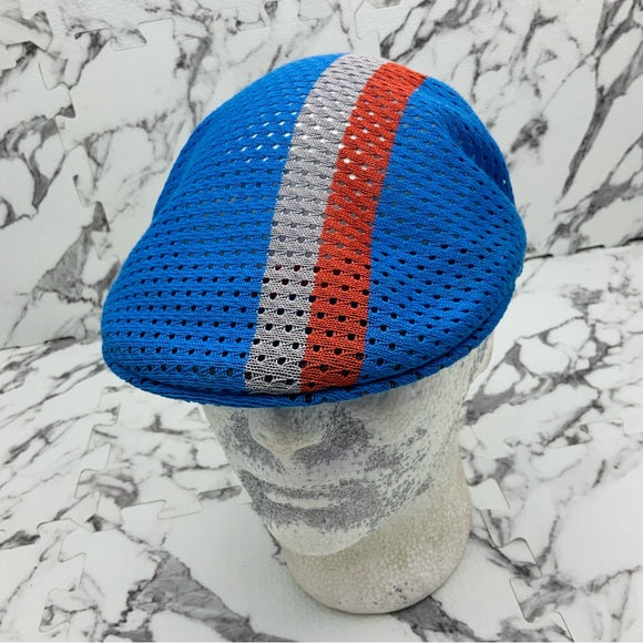 Men's Kangol Blue | Red | Grey Mesh Stripe 504 Hats NWT