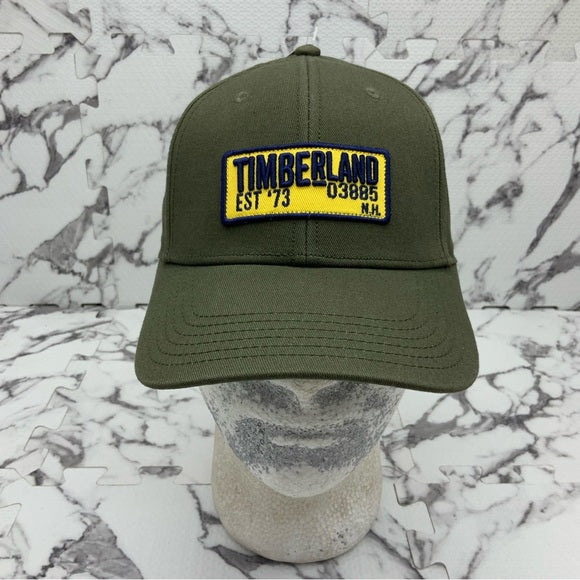 Men’s Timberland Olive Green | Yellow Baseball Cap NWT