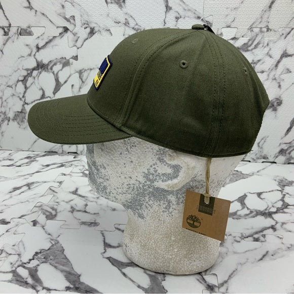 Men’s Timberland Olive Green | Yellow Baseball Cap NWT