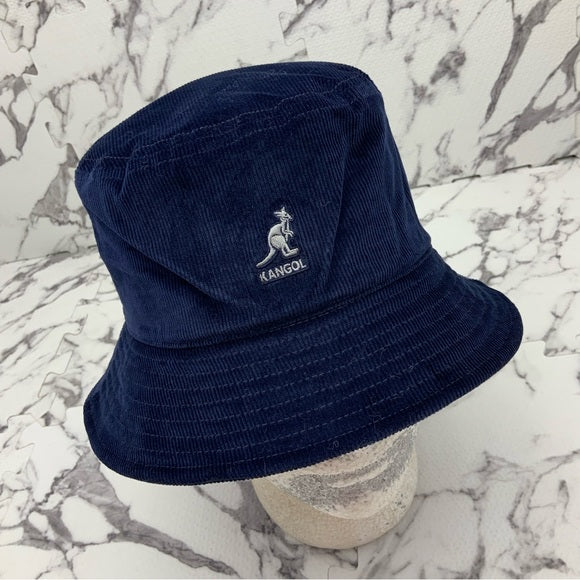 Men's Kangol Navy Corduroy Lahinch Bucket Hat NWT