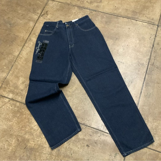 Men's Sean John Dk Blue Hammer Loop Denim Pants NWT