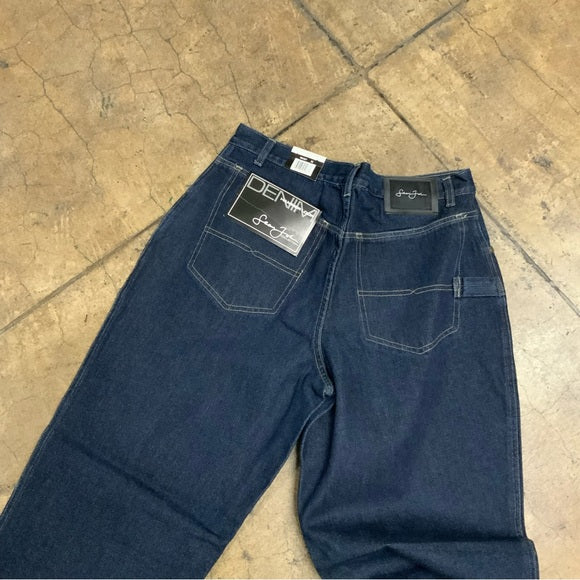 Men's Sean John Dk Blue Hammer Loop Denim Pants NWT