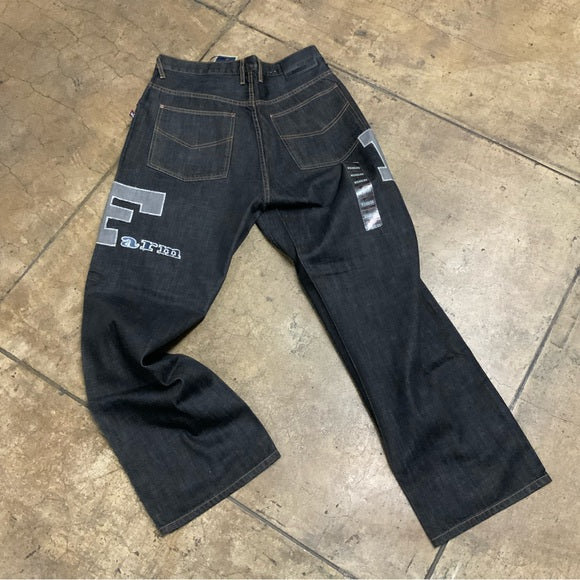 Men's Phat Farm Black | Grey Denim Pants NWT