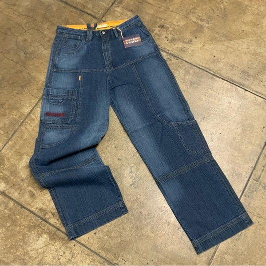 Men's Phat Farm Blue Washed Denim Pants NWT