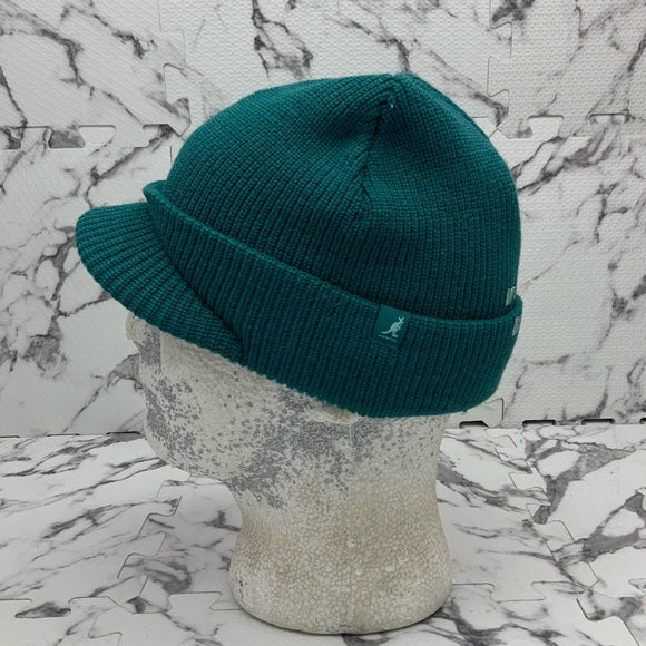 Men's Kangol Sliced Peak Teal Casual Beanies NWT