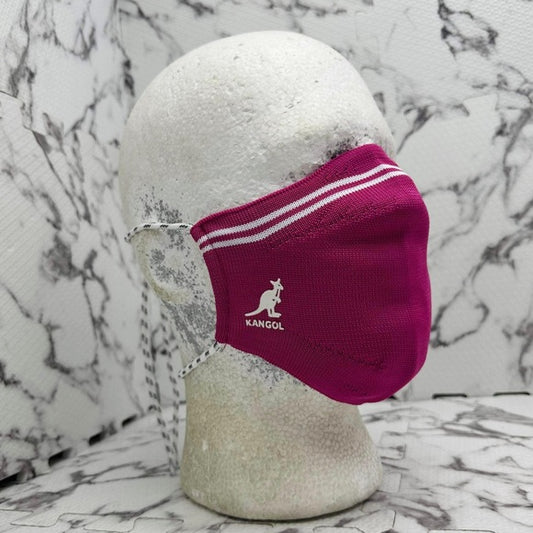 Men's Kangol Hot Pink | White Face Mask NWT