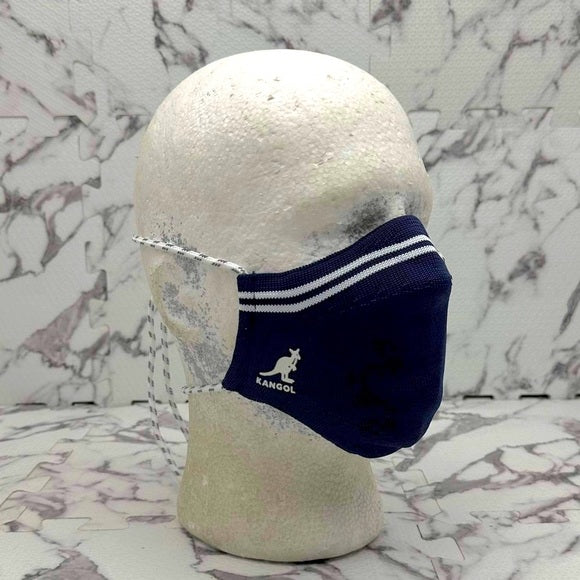 Men's Kangol Navy | White Face Mask NWT