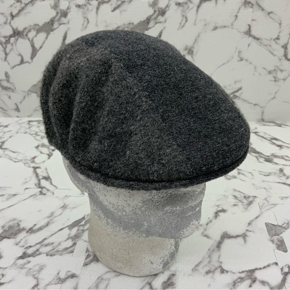 Men's Kangol Charcoal Grey Wool Mixed 504 Hat NWT