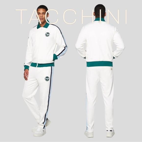 Men’s Sergio Tacchini Gardenia | Sky Blue | Navy Fashion Tracksuit NWT