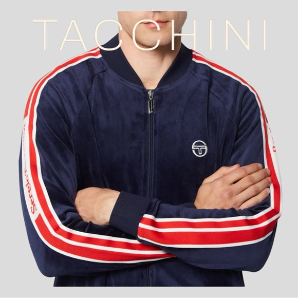 Men’s Sergio Tacchini Navy | Red | White Fashion Tracksuit NWT