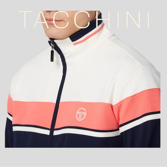 Men’s Sergio Tacchini Gardenia | Salmon | Navy Tracksuit NWT