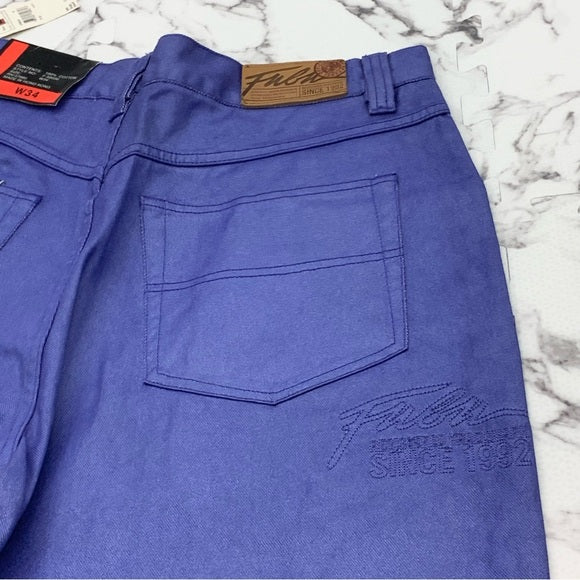 Men's Fubu Electric Blue Denim Shorts NWT