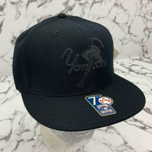 Men's American Needle NY YANKEES Black | White 59FIFTY Hats NWT