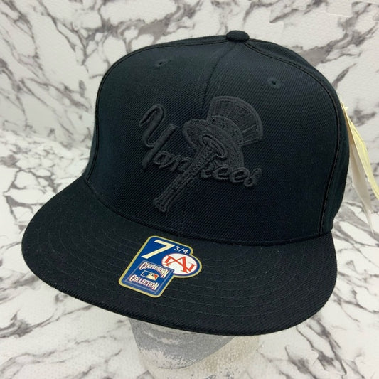 Men's American Needle NY YANKEES Black | White 59FIFTY Hats NWT