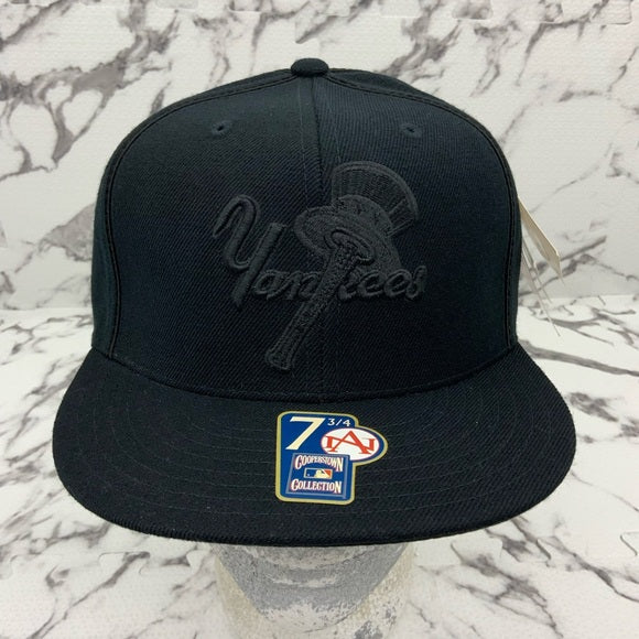 Men's American Needle NY YANKEES Black | White 59FIFTY Hats NWT