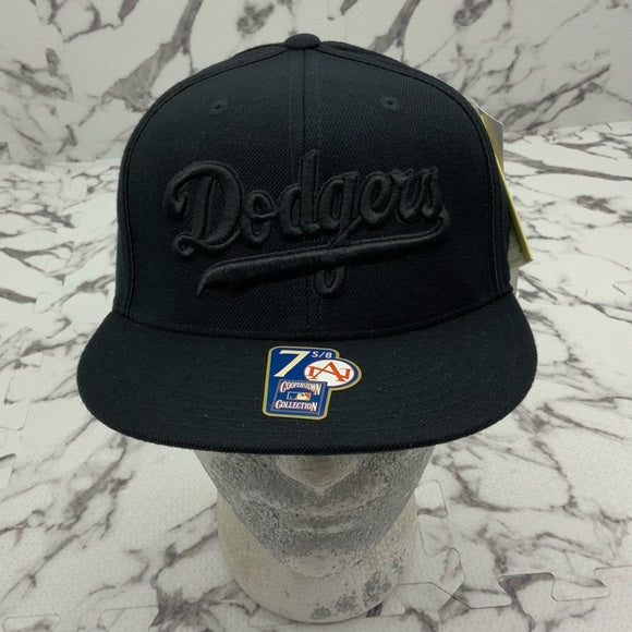 Men's American Needle LA DODGERS Black | Royal Blue 59FIFTY MLB Hats NWT