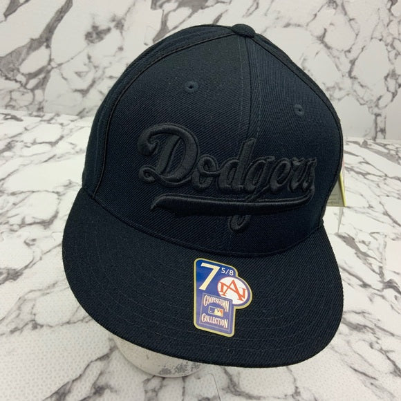 Men's American Needle LA DODGERS Black | Royal Blue 59FIFTY MLB Hats NWT