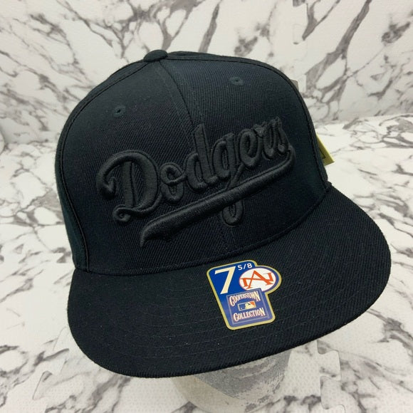 Men's American Needle LA DODGERS Black | Royal Blue 59FIFTY MLB Hats NWT