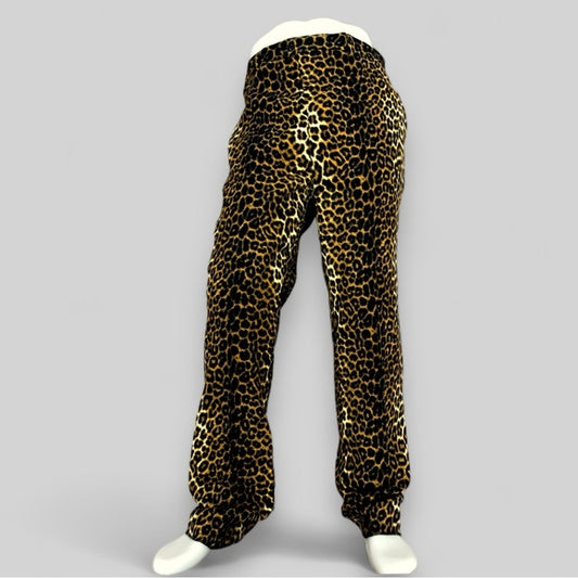 Men's Angelino Leopard Fashion Casual Pants NWT