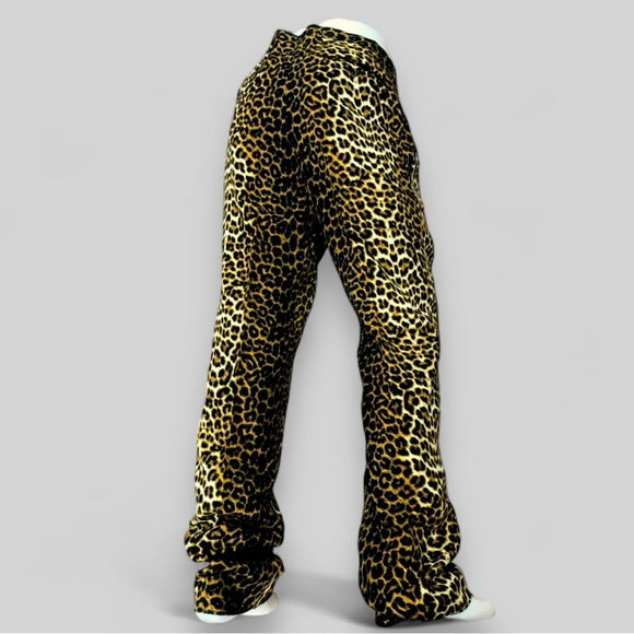 Men's Angelino Leopard Fashion Casual Pants NWT