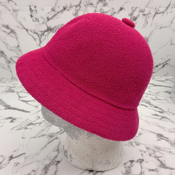 Men's Kangol Hot Pink | White Bermuda Casual Bucket Hat NWT