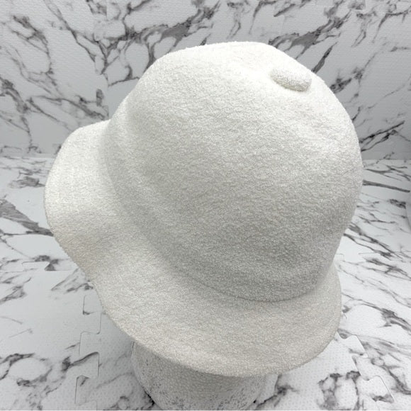 Men's Kangol White | Grey Bermuda Casual Bucket Hat NWT