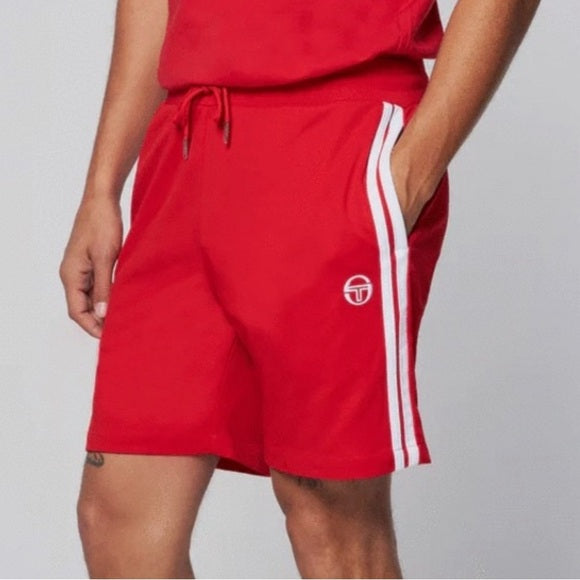 Men's Sergio Tacchini Red | White Casual Short NWT