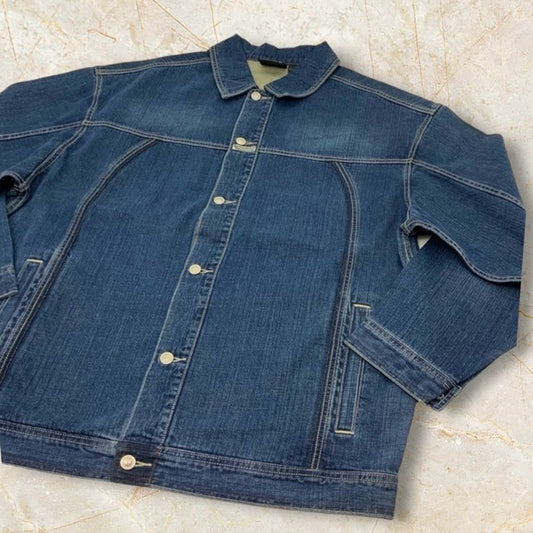 Men's Rocawear Mid Blue Denim Jacket NWT