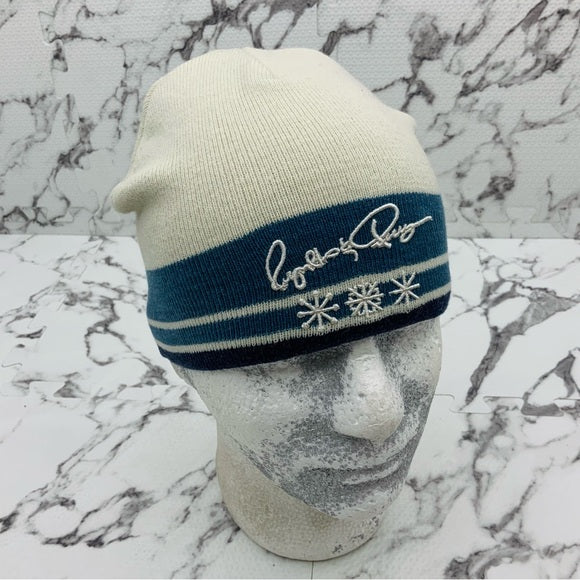 Men's RP55 Ivory | Blue Casual Beanies NWT