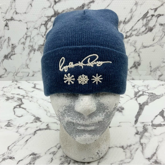 Men's RP55 Blue | White Cuff Casual Beanies NWT