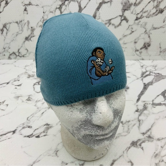 Men's RP55 Blue Roll The 🎲 🎲 Casual Beanies NWT