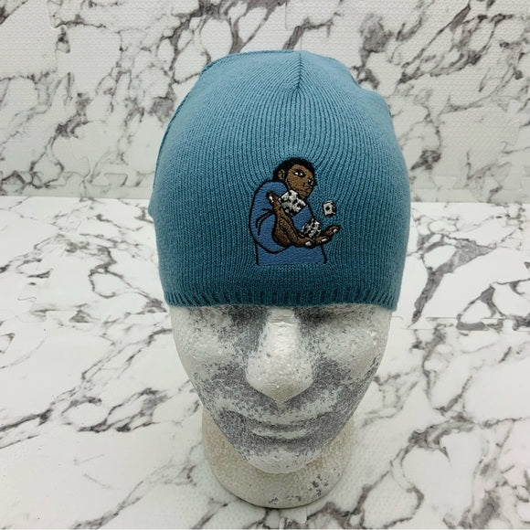 Men's RP55 Blue Roll The 🎲 🎲 Casual Beanies NWT