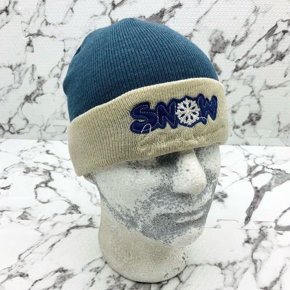 Men's RP55 Blue | Natural Cuff Casual Beanies NWT