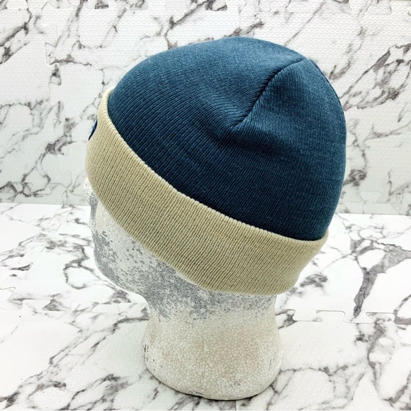 Men's RP55 Blue | Natural Cuff Casual Beanies NWT