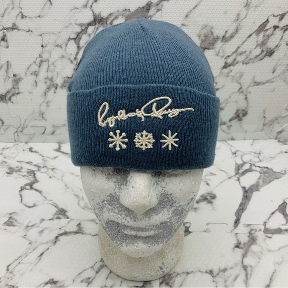 Men's RP55 Mid Blue | White Cuff Casual Beanies NWT